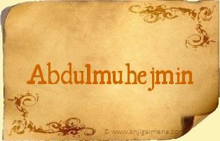 Ime Abdulmuhejmin