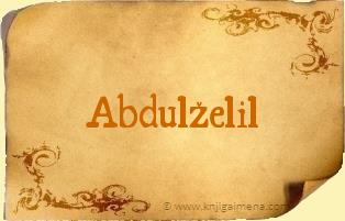Ime Abdulželil
