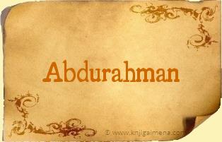 Ime Abdurahman