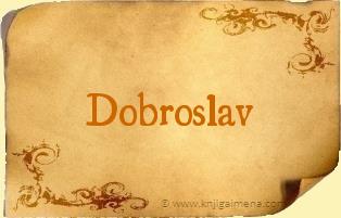 Ime Dobroslav