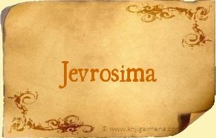Ime Jevrosima