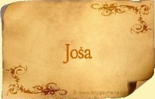Ime Joša