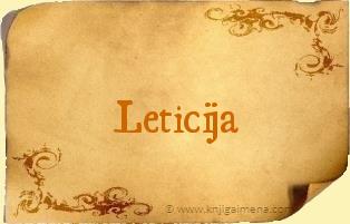 Ime Leticija