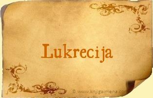Ime Lukrecija