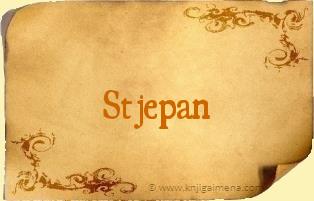Ime Stjepan