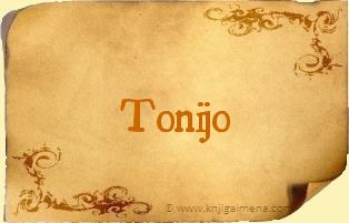 Ime Tonijo